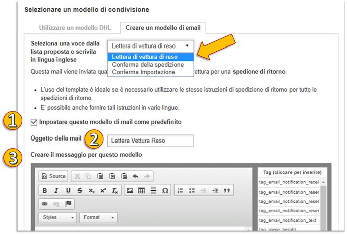 Come si imposta una lettera in inglese